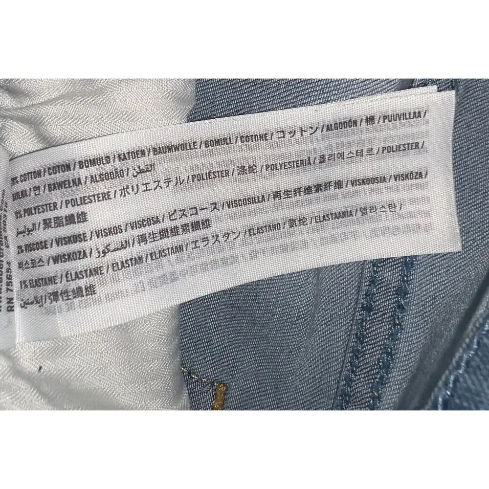 Hollister women’s distressed low rise super skinny blue jeans - Picture 10 of 12